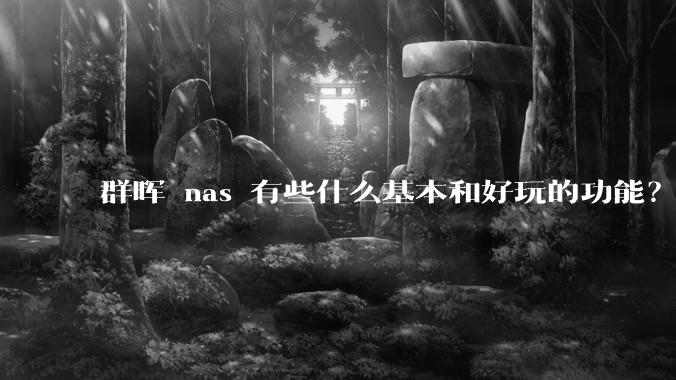 群晖 nas 有些什么基本和好玩的功能？