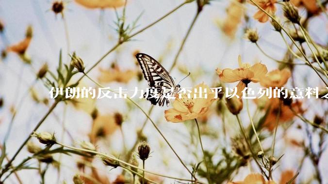 伊朗的反击力度是否出乎以色列的意料之外？
