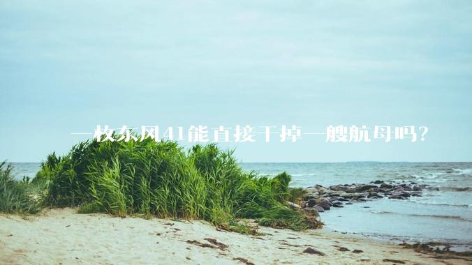 一枚东风41能直接干掉一艘航母吗？