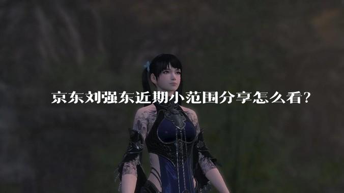 京东刘强东近期小范围分享怎么看？